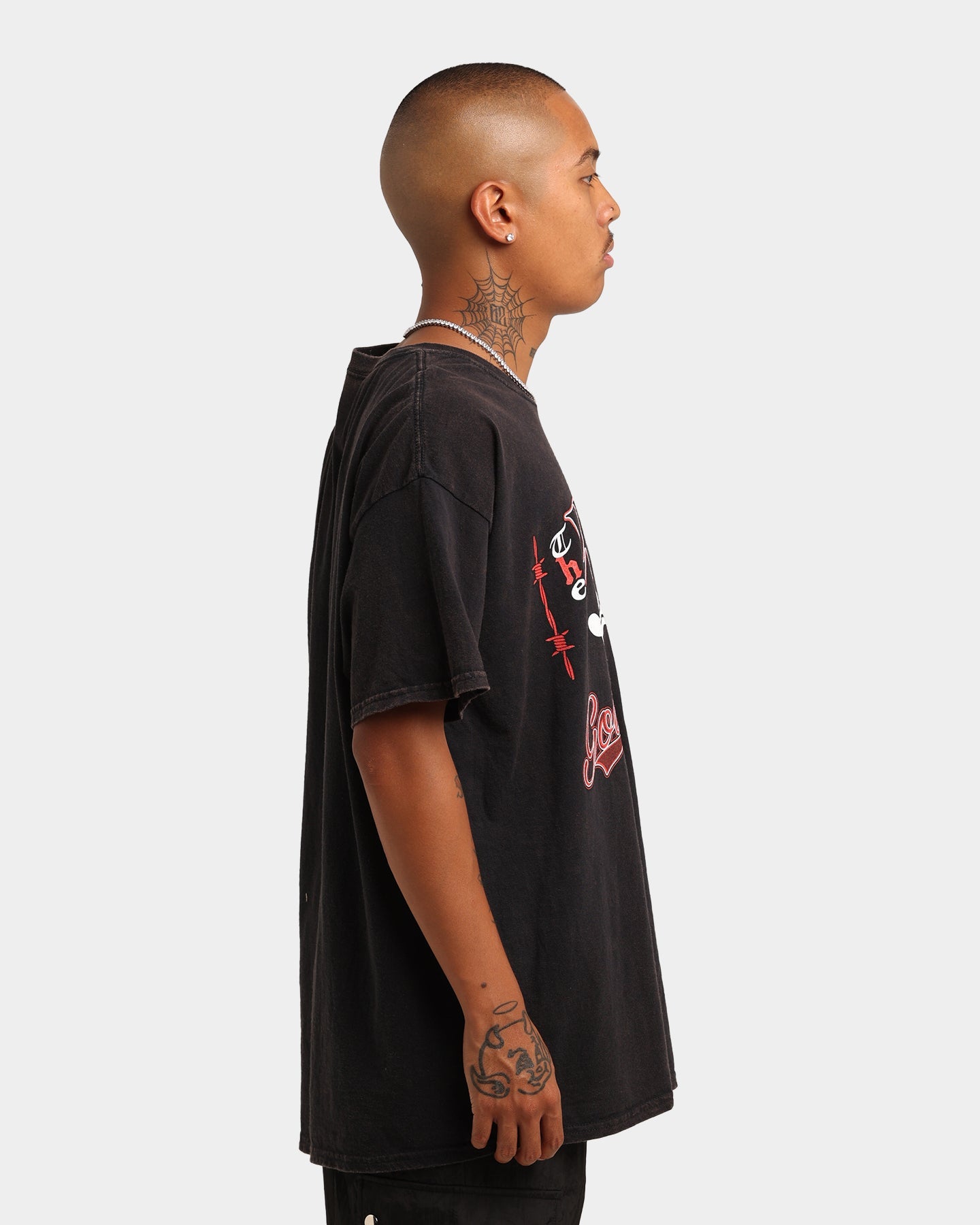 Goat Crew Windy City Vintage T-Shirt Black Wash