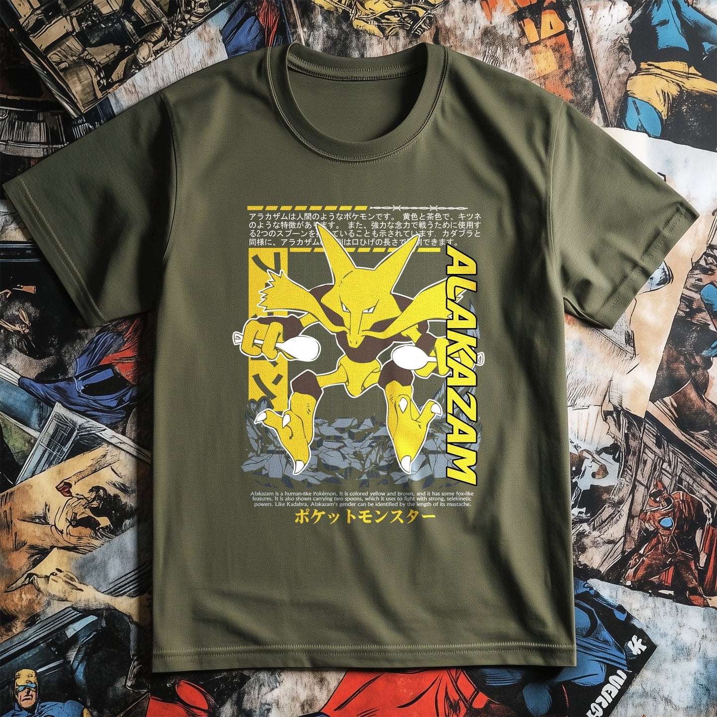 P4 Pokémon Alakazam T-shirt