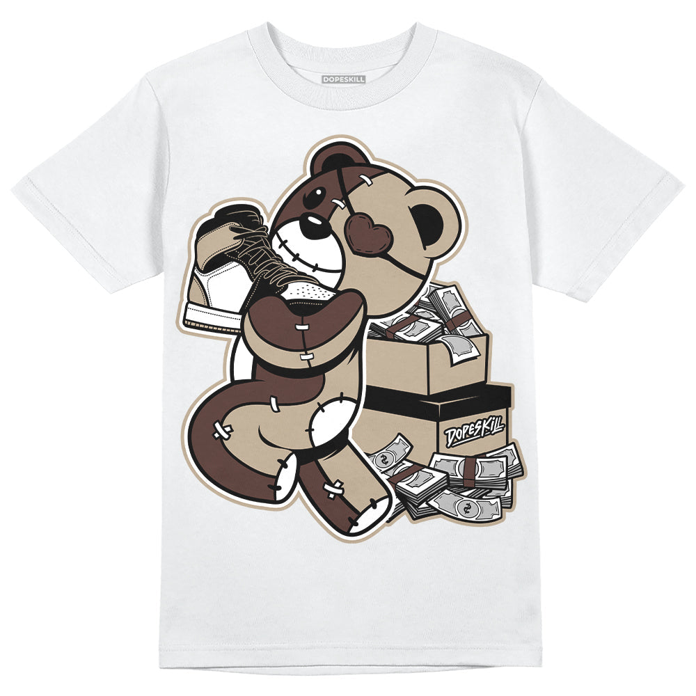 Latte 1s DopeSkill T-Shirt Bear Steals Sneaker Graphic