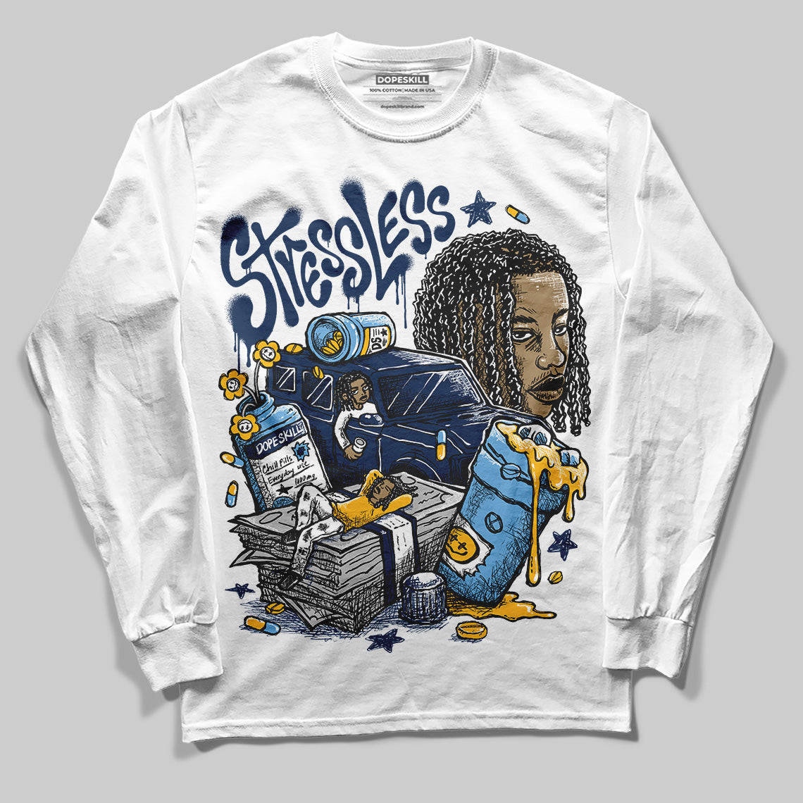 Retro Dunk From Above 4s DopeSkill Long Sleeve T-Shirt Stressless Graphic