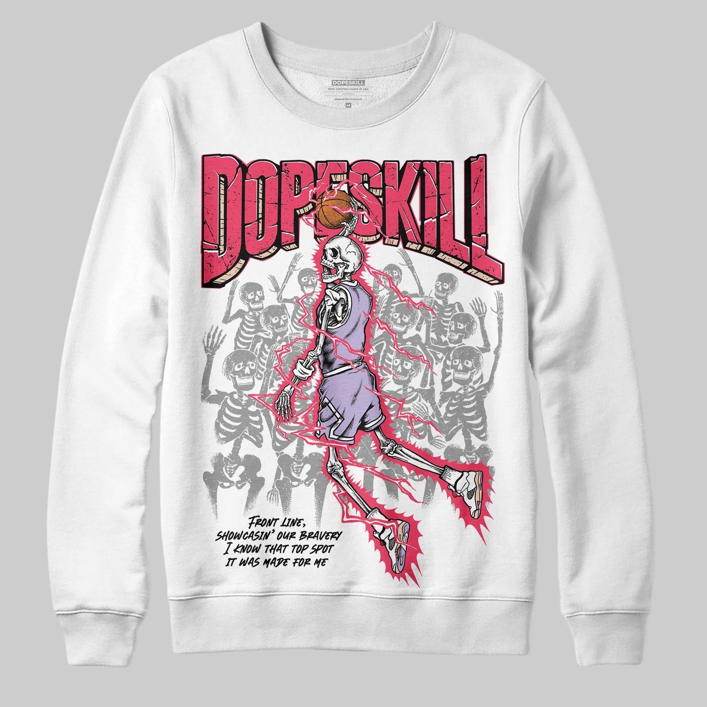 Peanut Butter Jelly 5s DopeSkill Sweatshirt Thunder Dunk Graphic