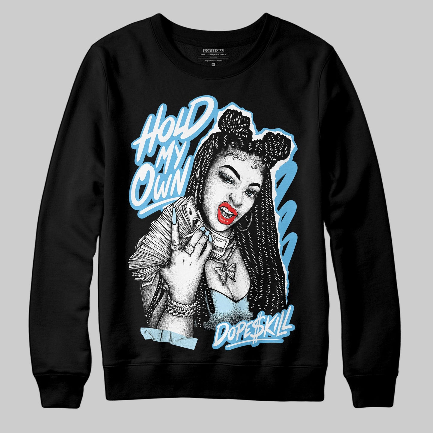 Legend Blue 11s DopeSkill Sweatshirt New H.M.O Graphic