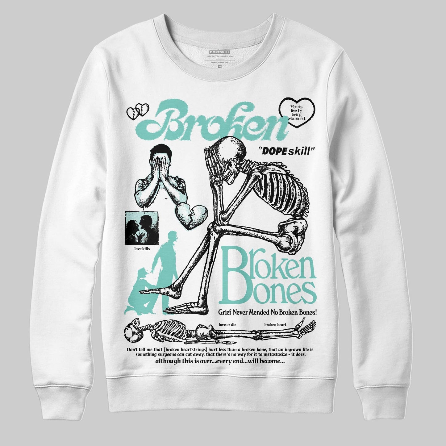 Igloo 11s DopeSkill Sweatshirt Broken Bones Graphic