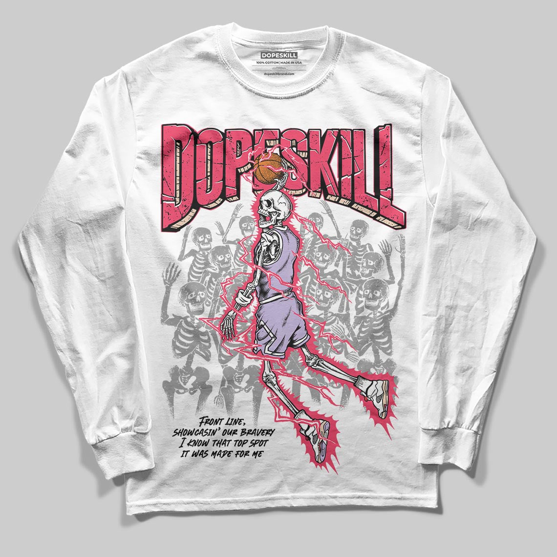 Peanut Butter Jelly 5s DopeSkill Long Sleeve T-Shirt Thunder Dunk Graphic