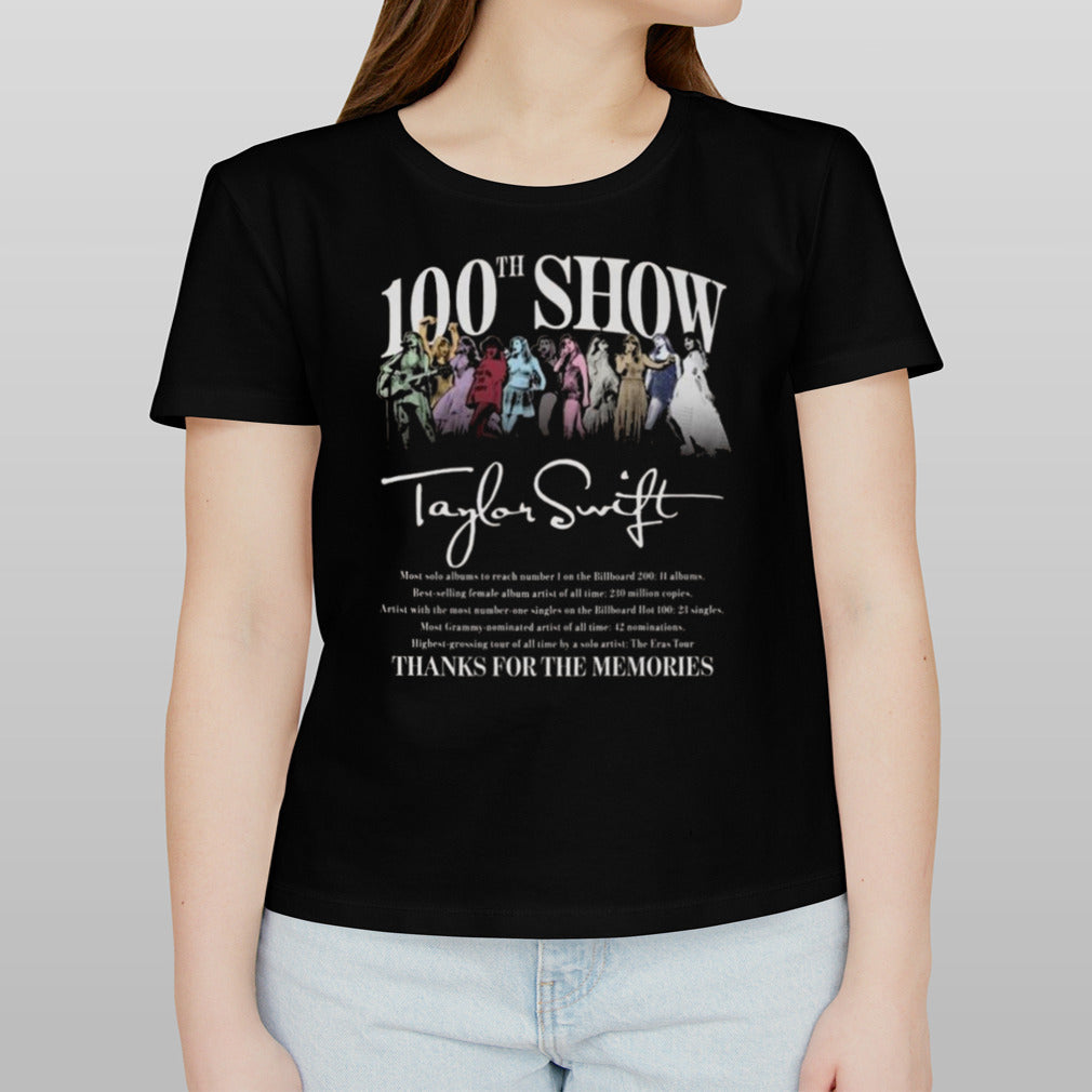 100th Show Taylor Sw Thanks For The Memories Shirt