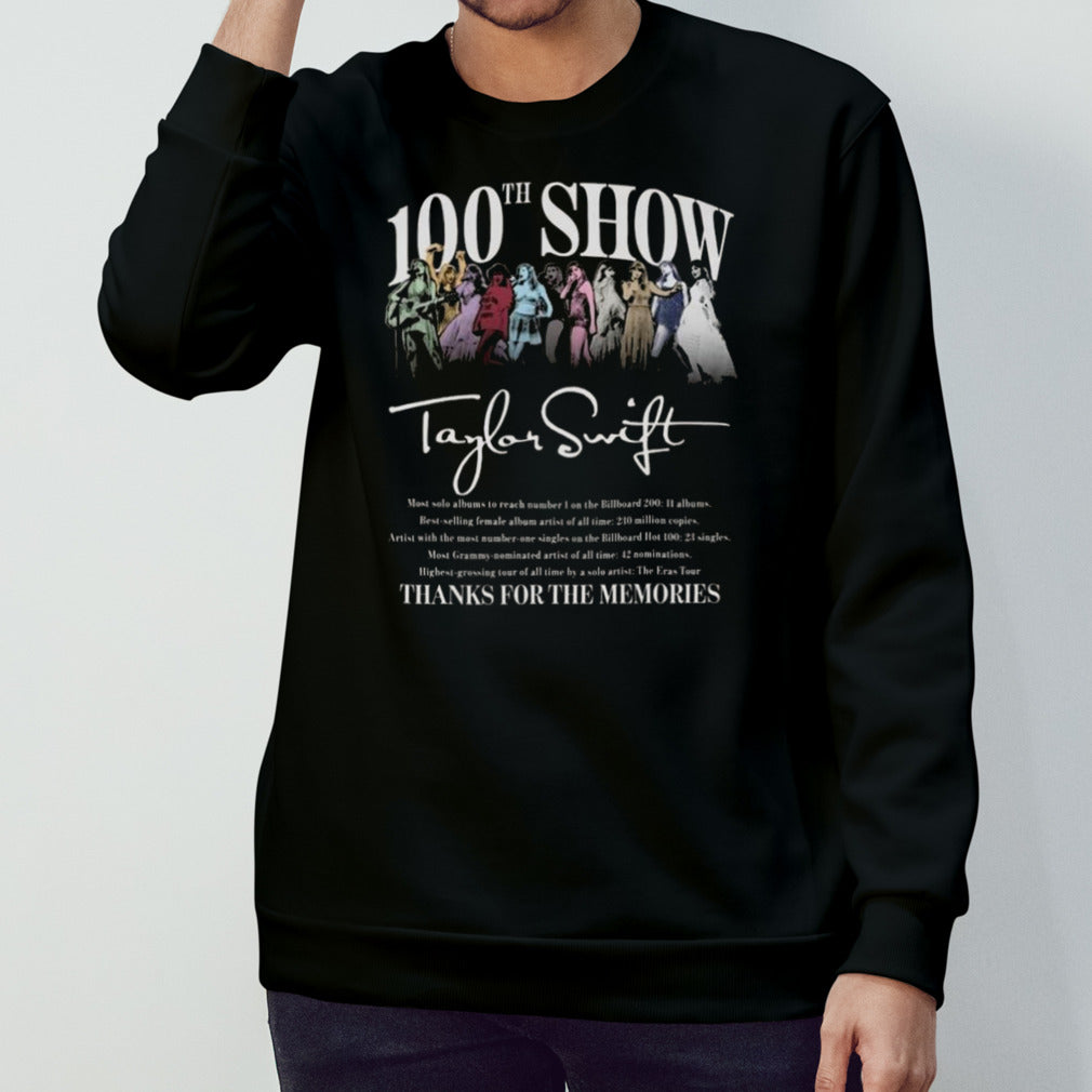 100th Show Taylor Sw Thanks For The Memories Shirt