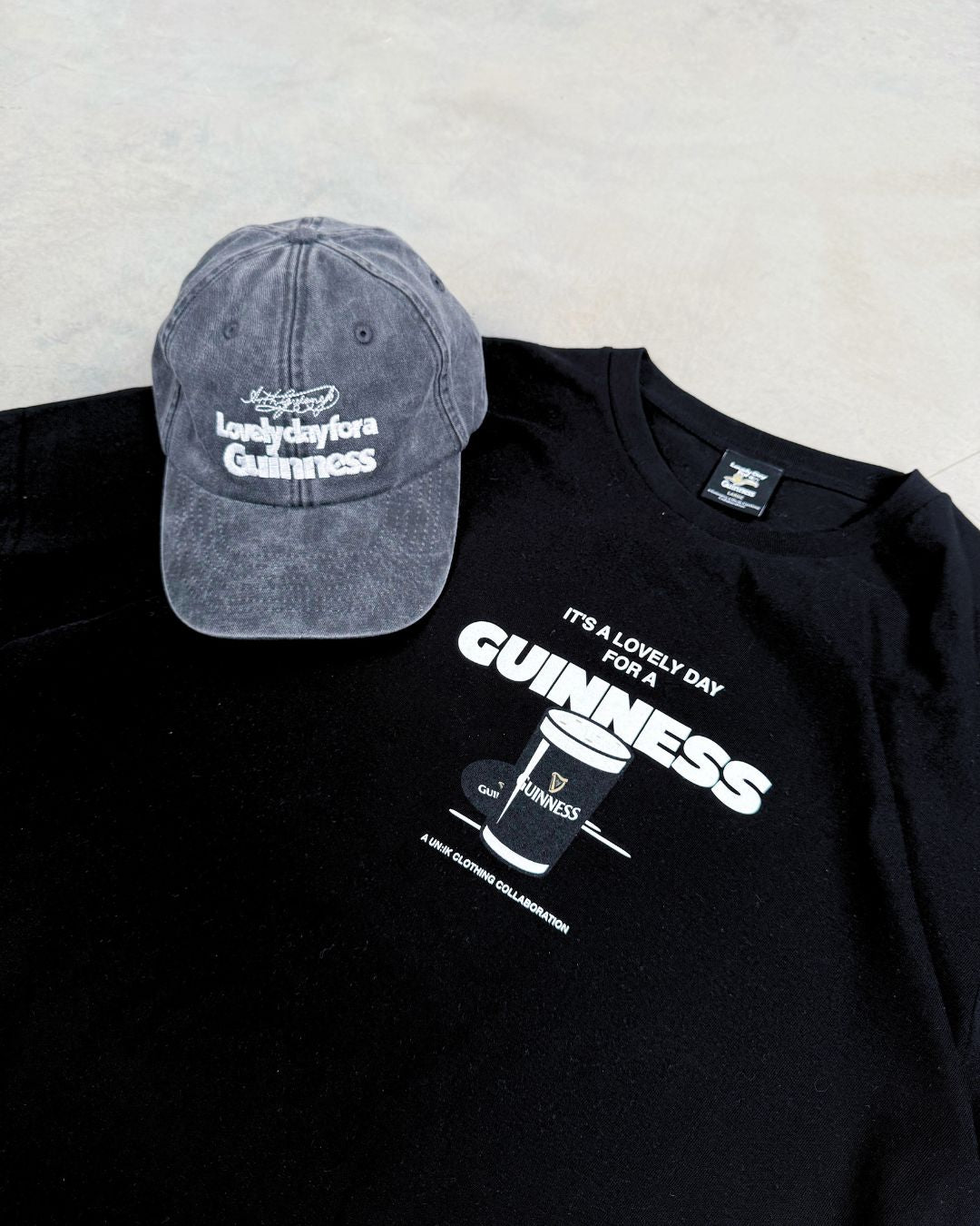 Guinness x UN:IK 'Lovely Drops' Tee - Black
