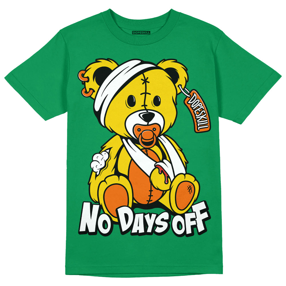 Green Collection DopeSkill Green T-shirt Hurt Bear Graphic