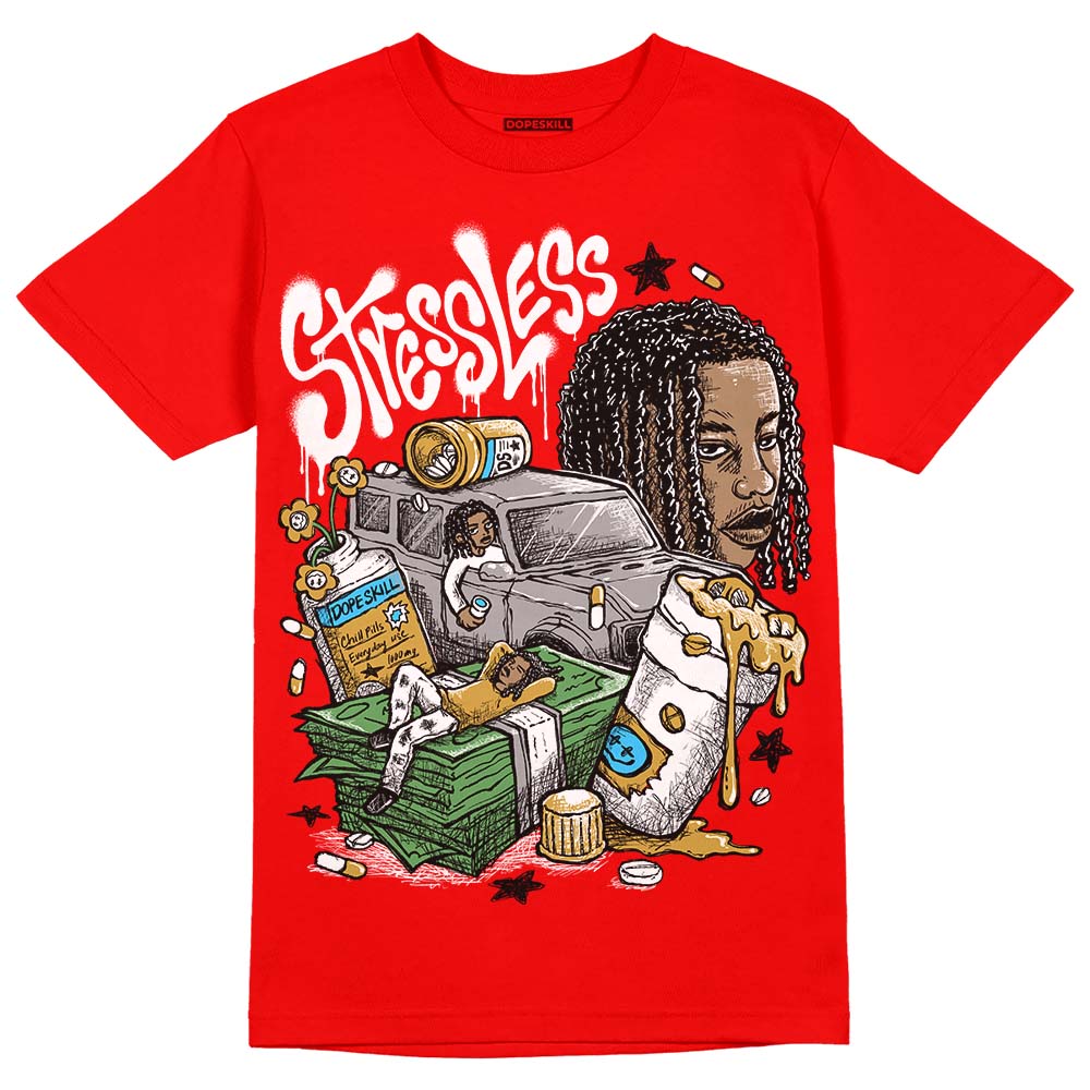 Red Collection DopeSkill Red T-shirt Stressless Graphic