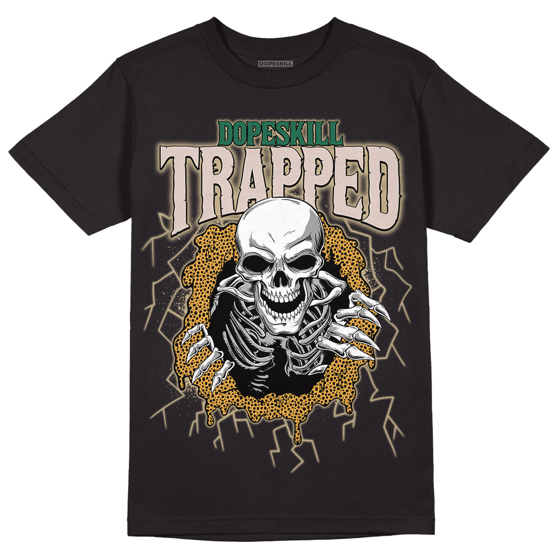 Safari Dunk Low DopeSkill T-Shirt Trapped Halloween Graphic