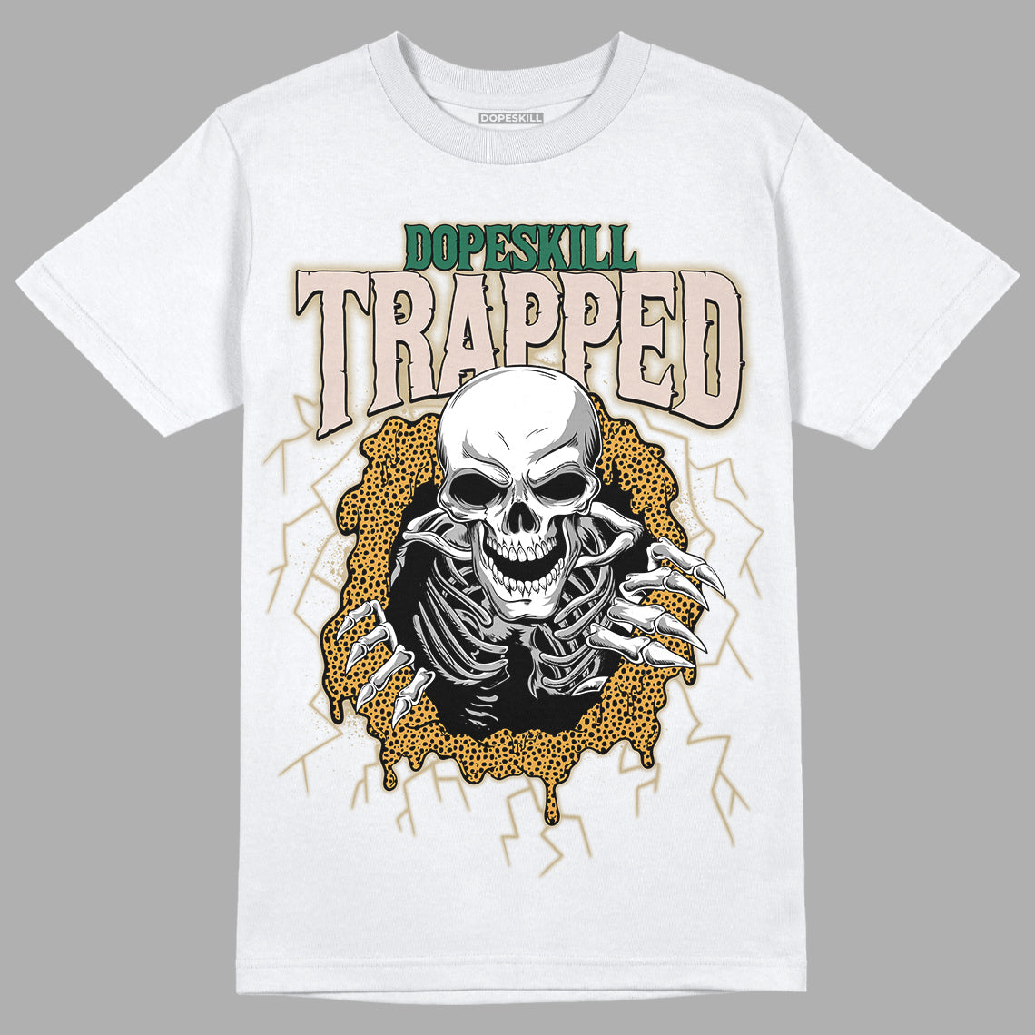 Safari Dunk Low DopeSkill T-Shirt Trapped Halloween Graphic
