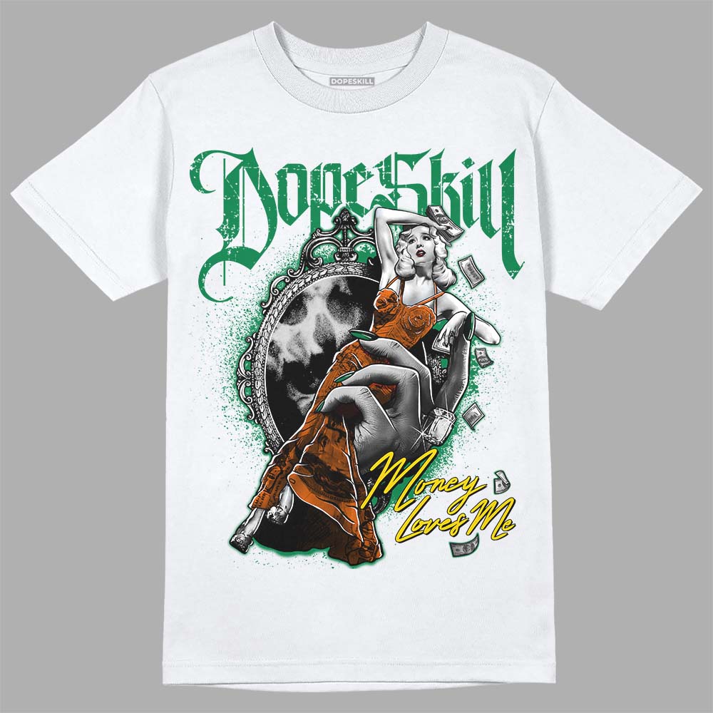 Green Collection DopeSkill T-Shirt Money Loves Me Graphic