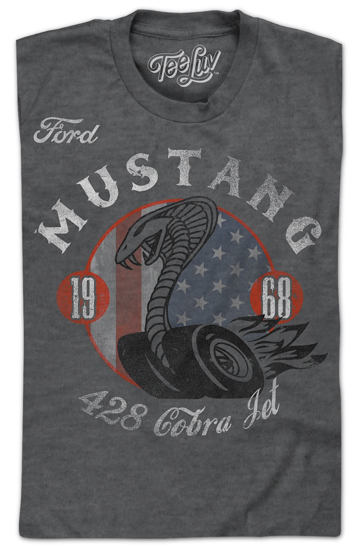 1968 Mustang 428 Cobra Jet Ford T-Shirt