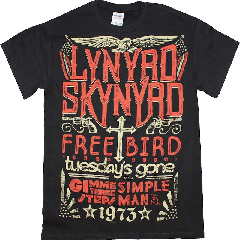 1973 Hits Lynyrd Skynyrd T-Shirt