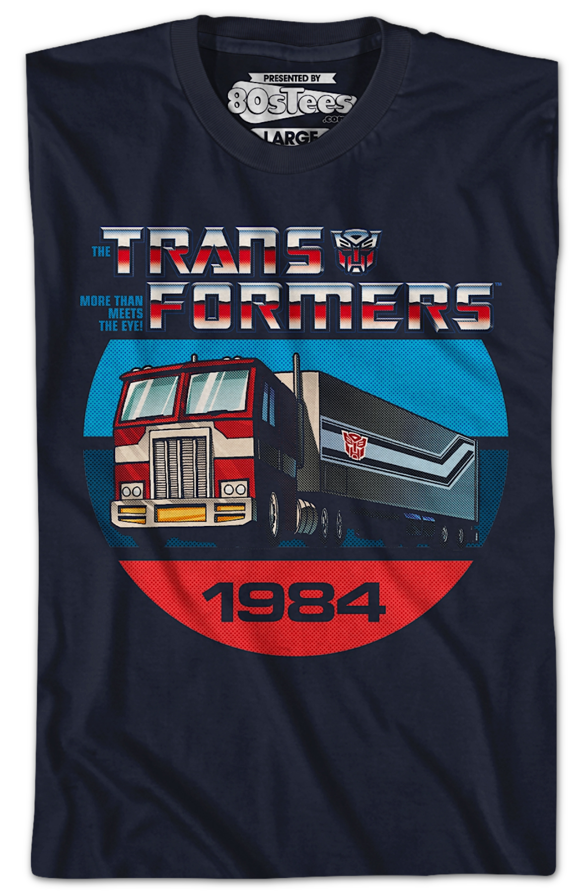 1984 Optimus Prime Truck Mode Transformers T-Shirt