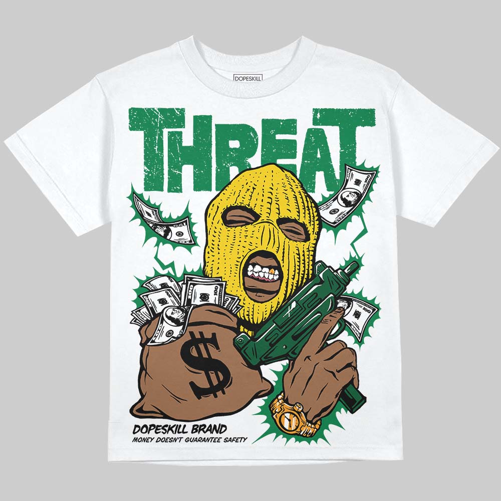 Green Collection DopeSkill Oversize Print T-Shirt Under Threat Graphic