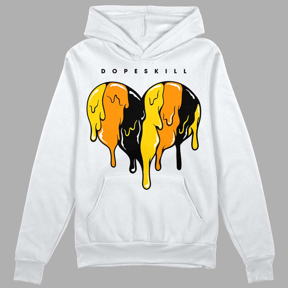 Yellow Ochre 6s DopeSkill Hoodie Sweatshirt Slime Drip Heart Graphic