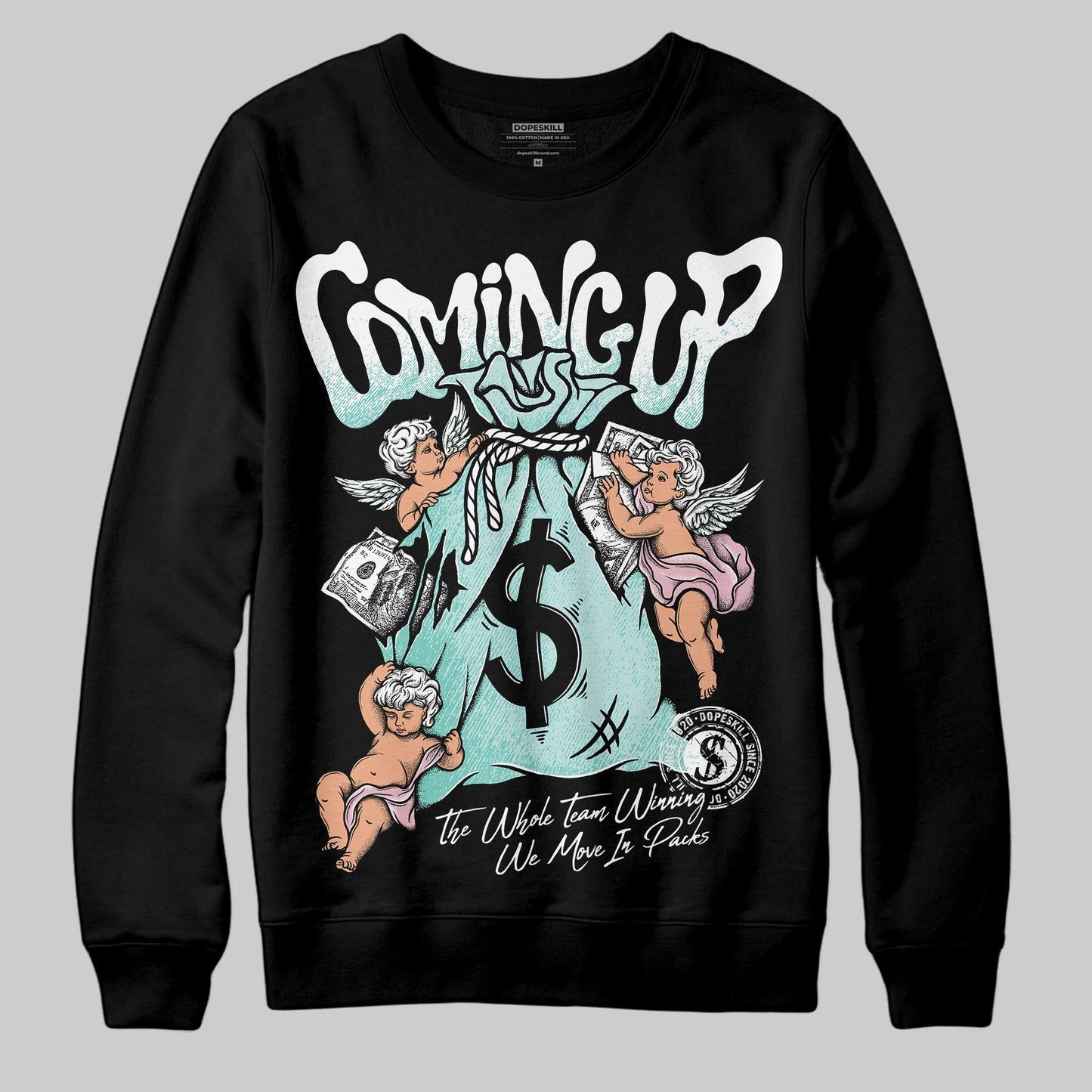 Igloo 11s DopeSkill Sweatshirt Money Bag Coming Up Graphic