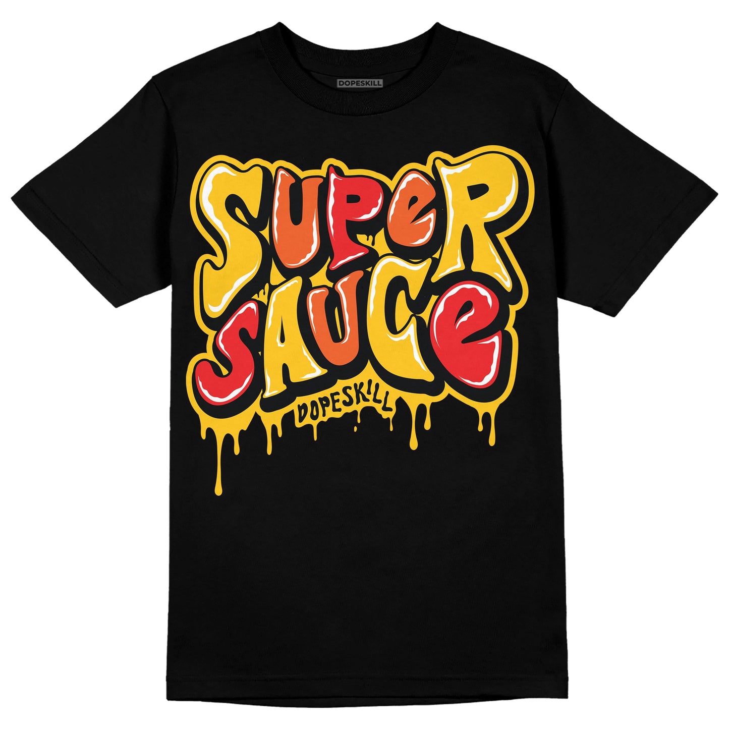 Yellow Collection DopeSkill T-Shirt Super Sauce Graphic