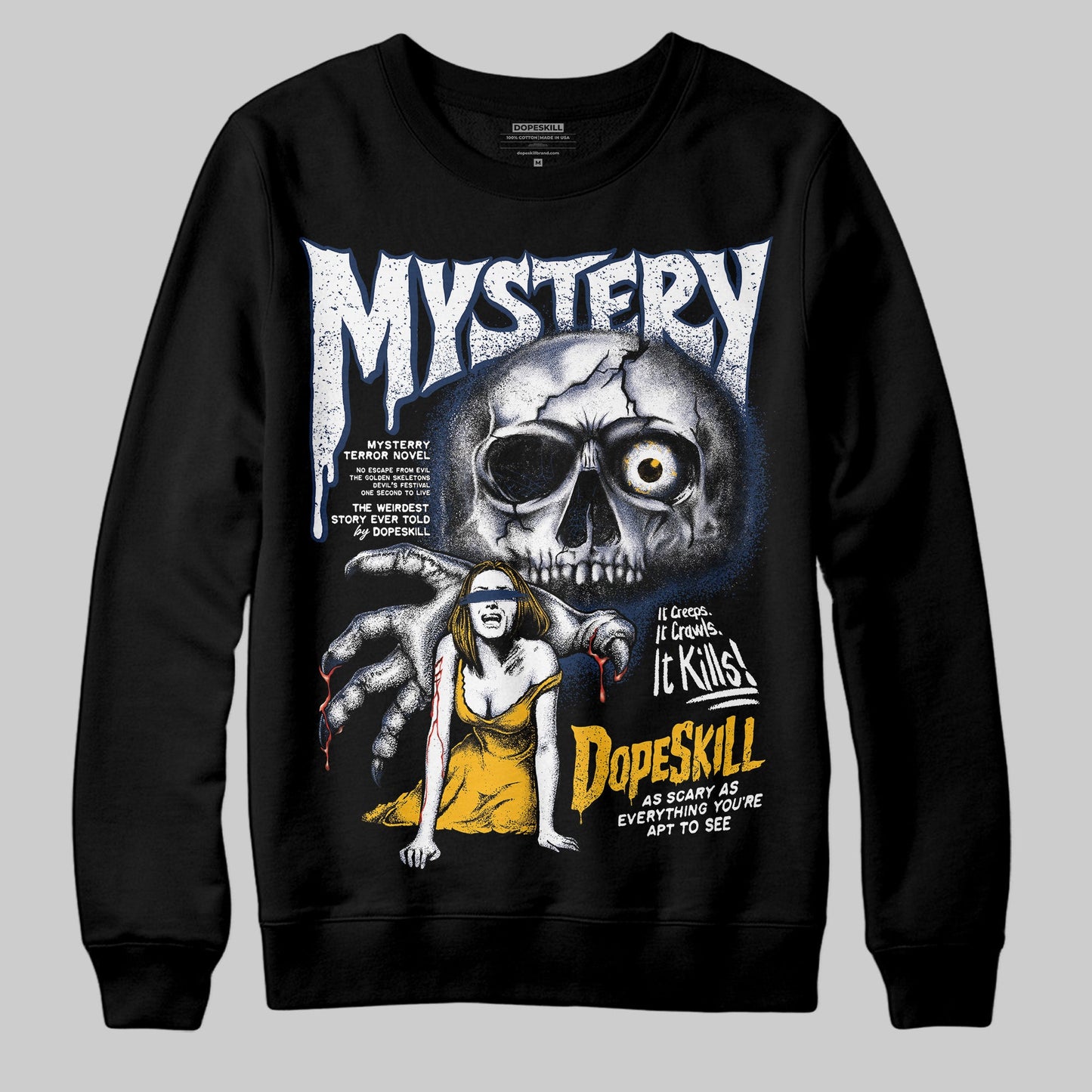 Retro Dunk From Above 4s DopeSkill Sweatshirt Mystery Ghostly Grasp Graphic