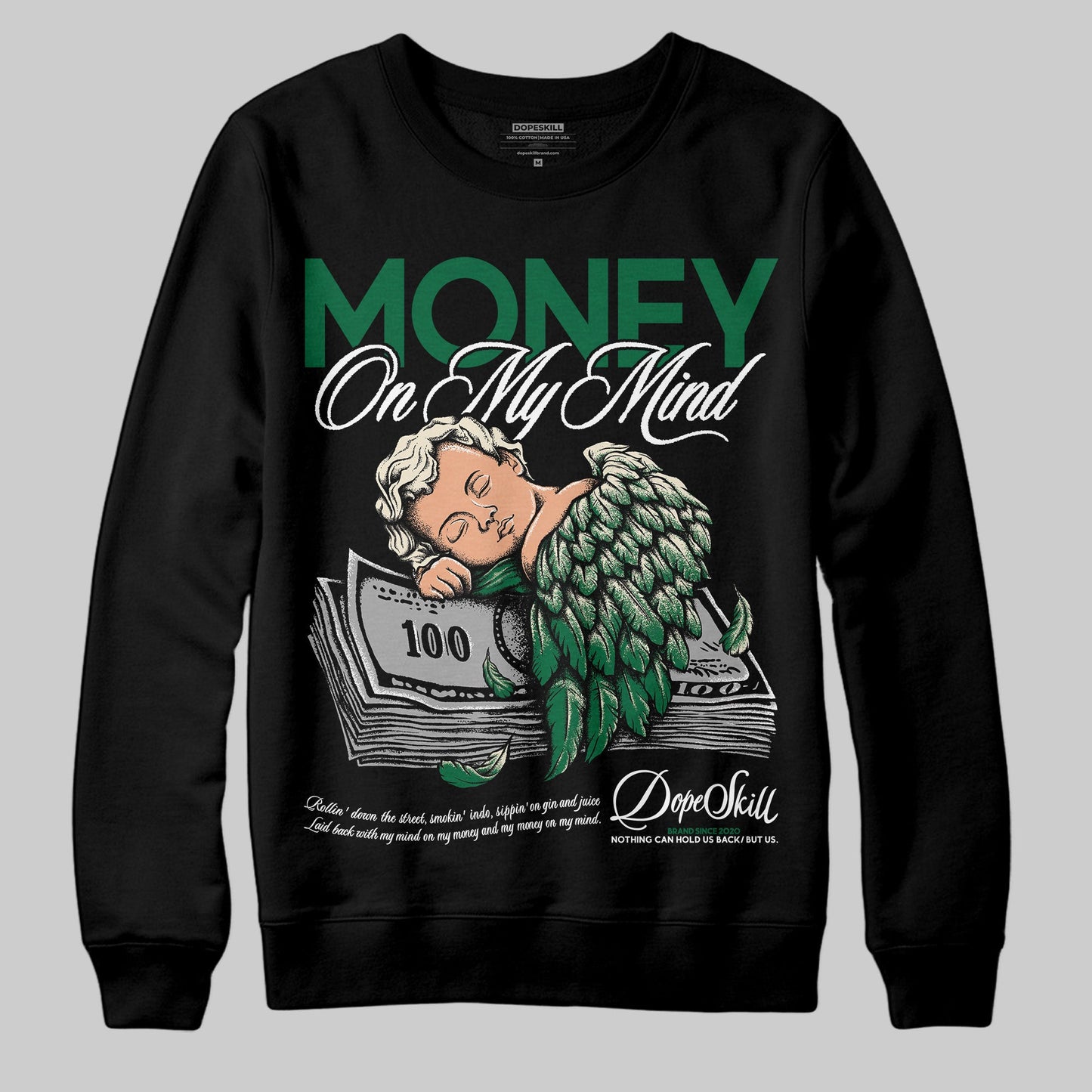 Pine Green 13s DopeSkill Sweatshirt MOMM Graphic