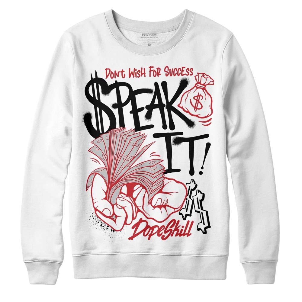 Red Taxi 12s DopeSkill Sweatshirt Speak It Graphic