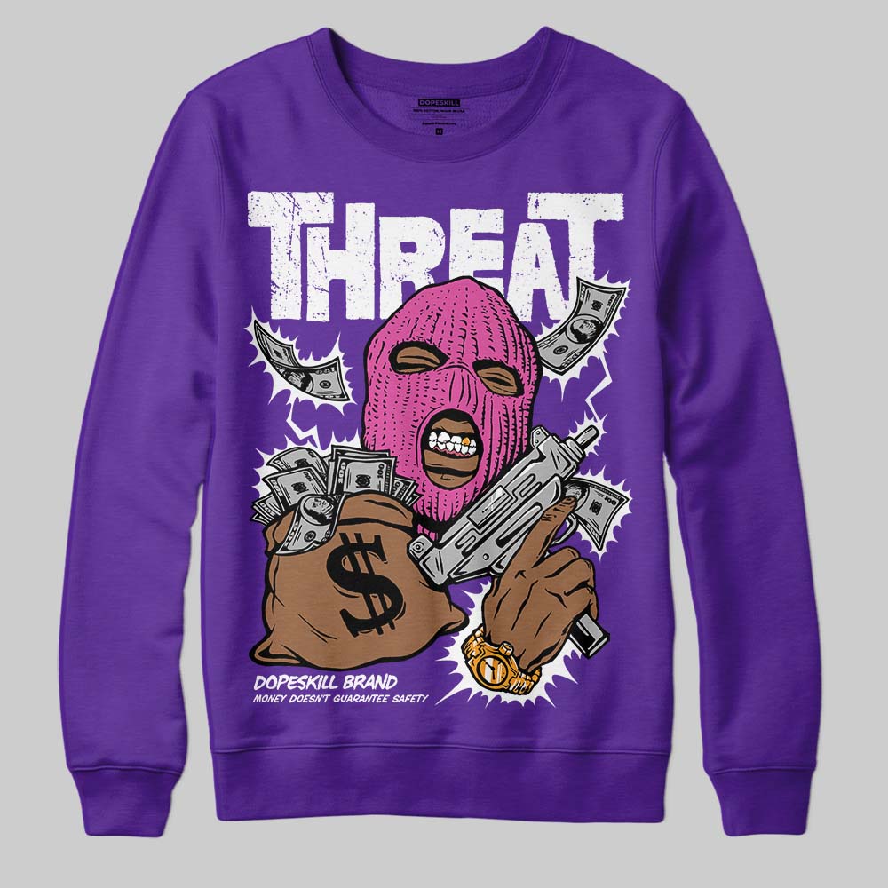 PURPLE Collection DopeSkill Sweatshirt Under Threat Graphic