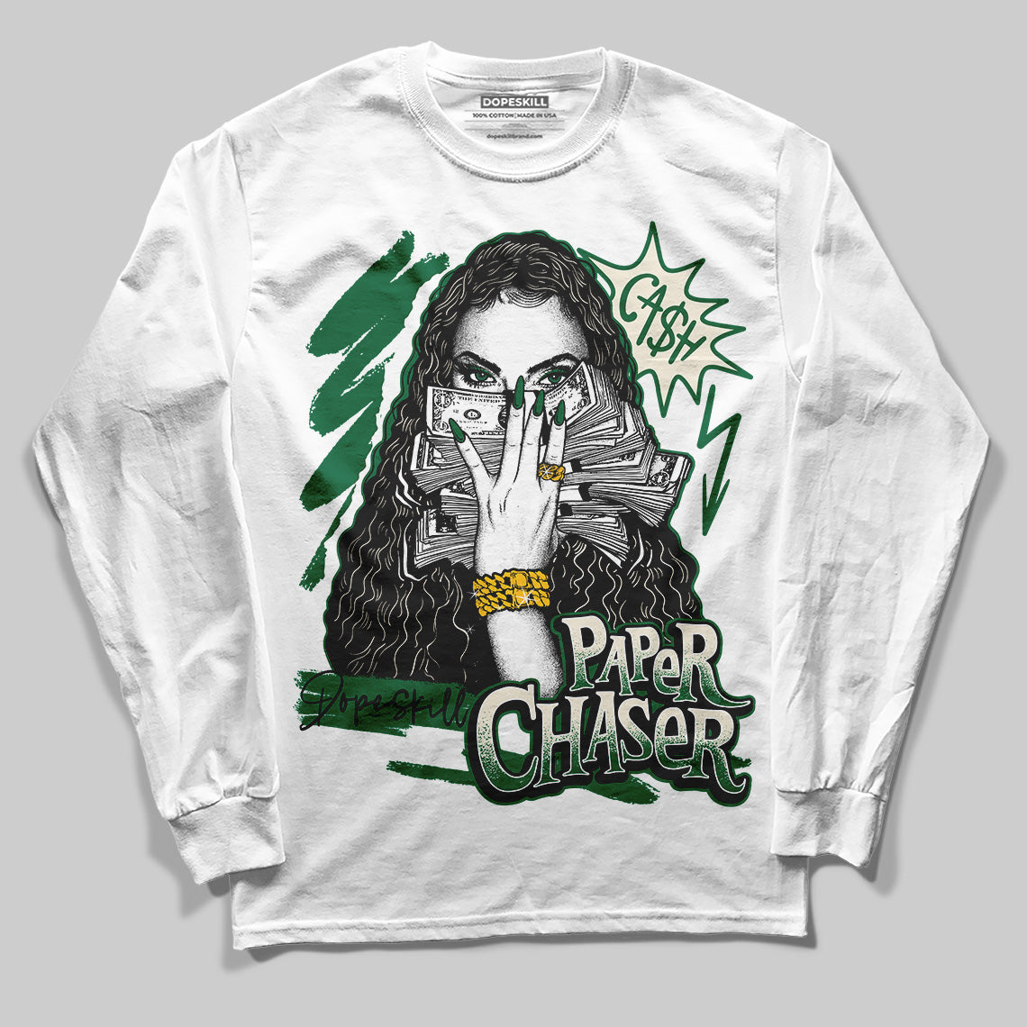 Pine Green 13s DopeSkill Long Sleeve T-Shirt NPC Graphic