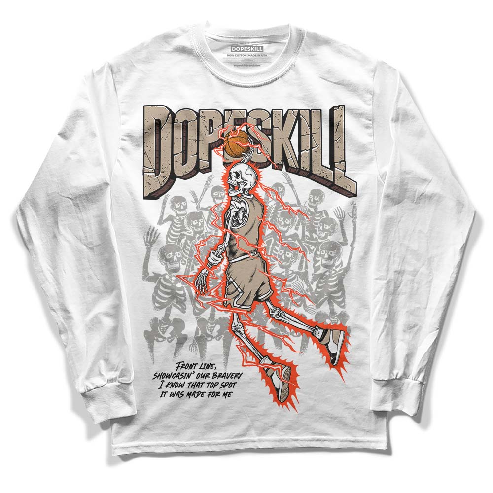 Latte 1s DopeSkill Long Sleeve T-Shirt Thunder Dunk Graphic