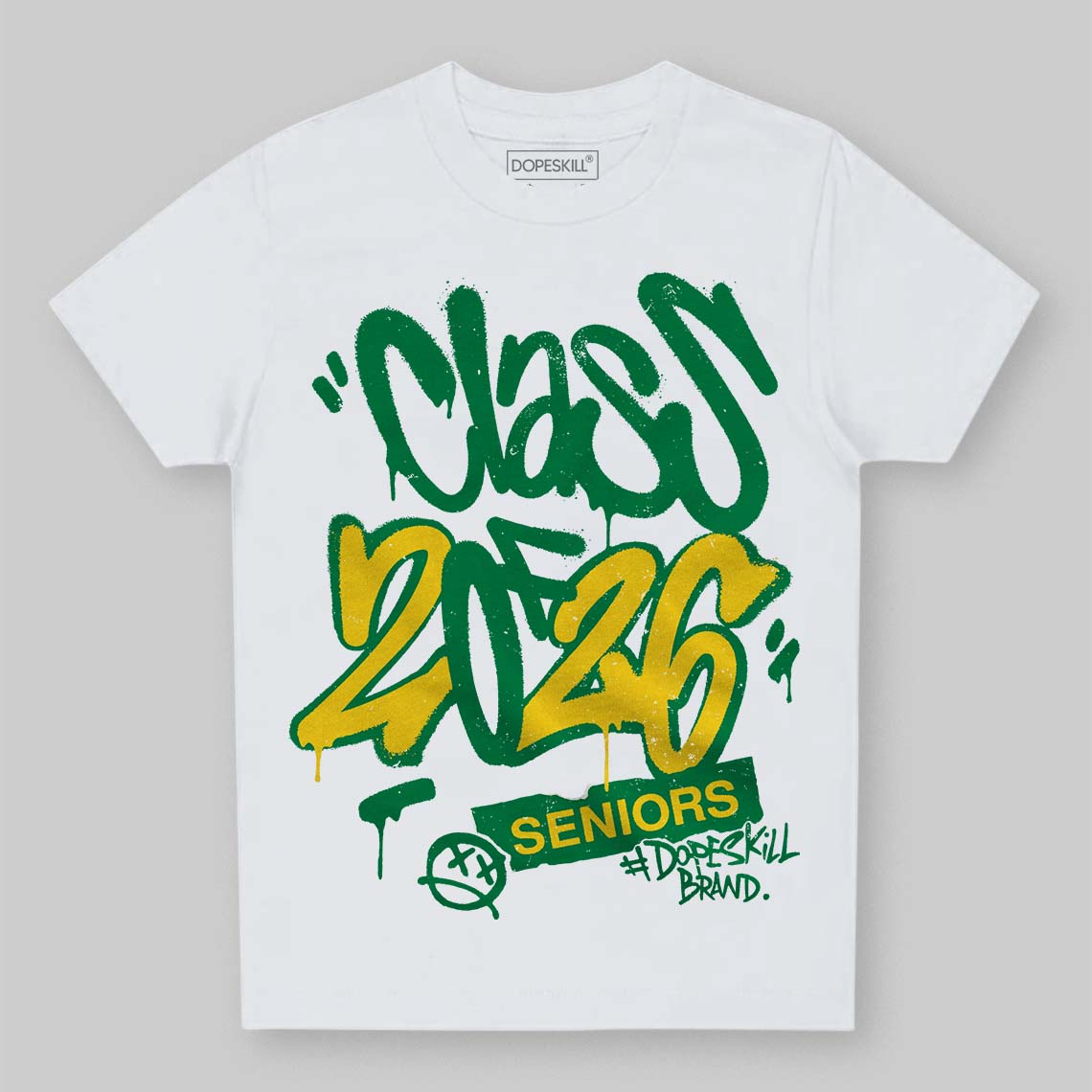 Green Collection DopeSkill Toddler Kids T-shirt Class of 2026 Graphic