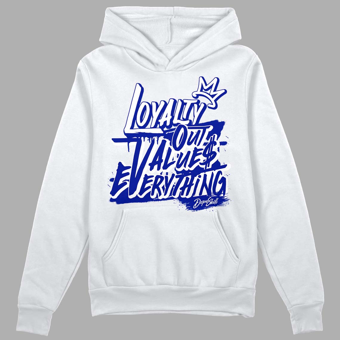 Racer Blue White Dunk Low DopeSkill Hoodie Sweatshirt LOVE Graphic