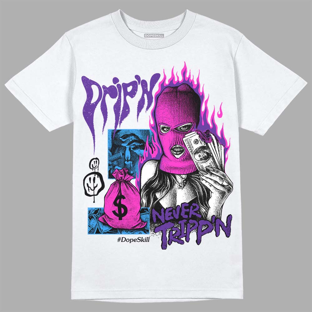 PURPLE Collection DopeSkill T-Shirt Drip'n Never Tripp'n Graphic