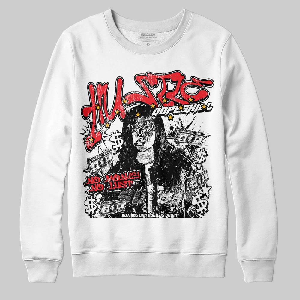 Red Collection DopeSkill Sweatshirt No Money No Lust Graphic