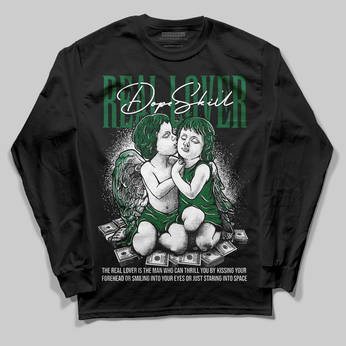 Pine Green 13s DopeSkill Long Sleeve T-Shirt Real Lover Graphic