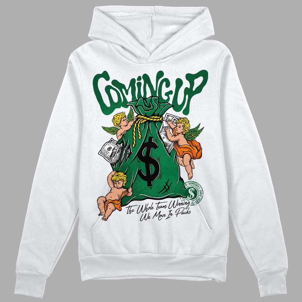 Green Collection DopeSkill Hoodie Sweatshirt Money Bag Coming Up Graphic