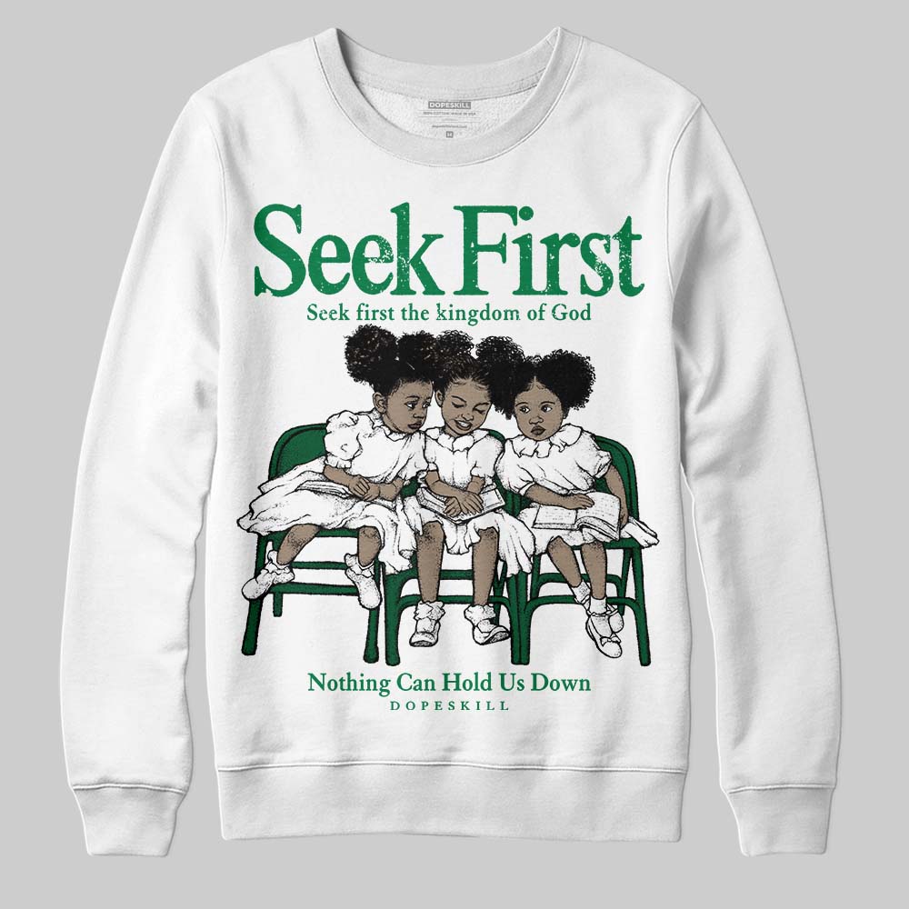 Green Collection DopeSkill Sweatshirt New Seek First Graphic