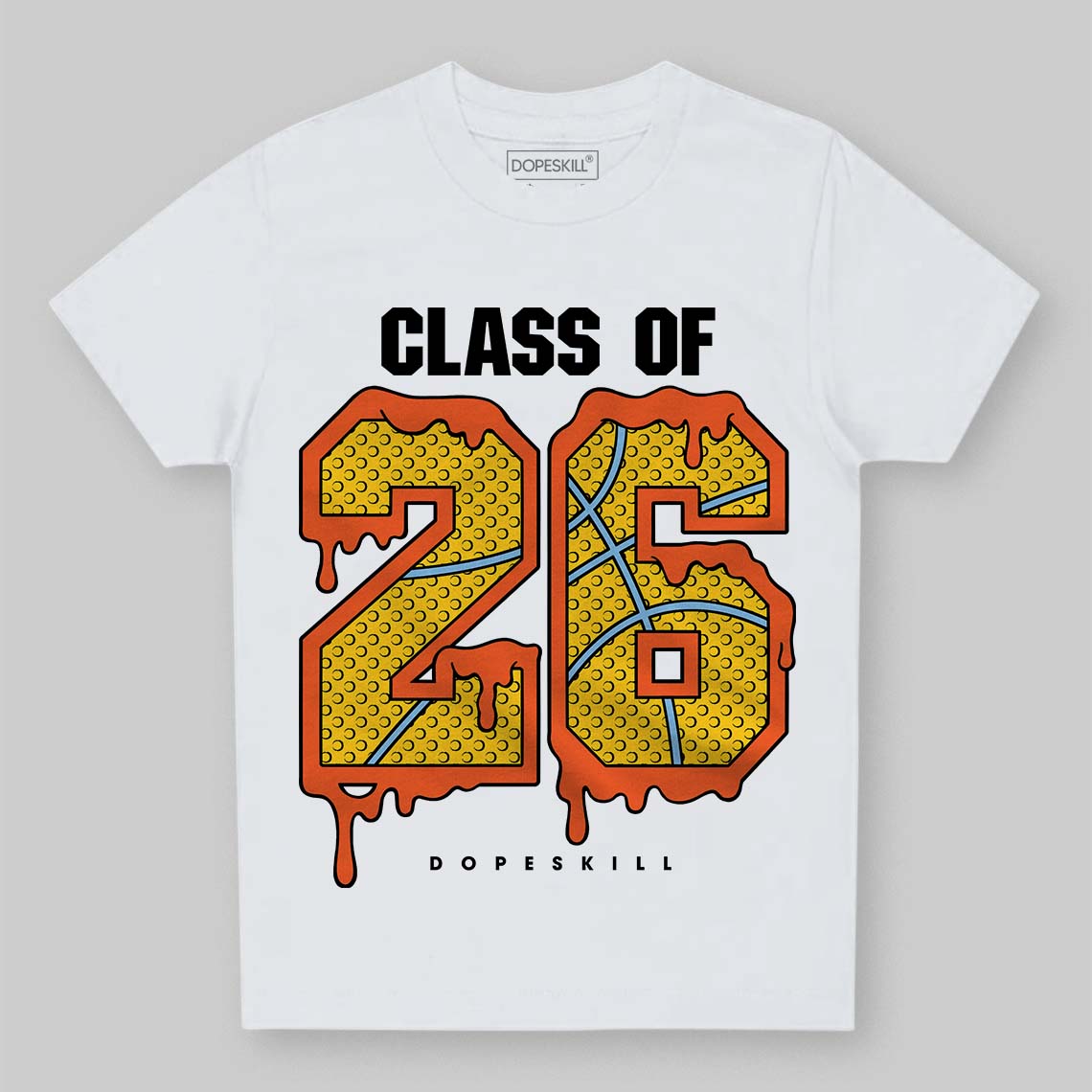Yellow Collection DopeSkill Toddler Kids T-shirt 26 Drip Graphic