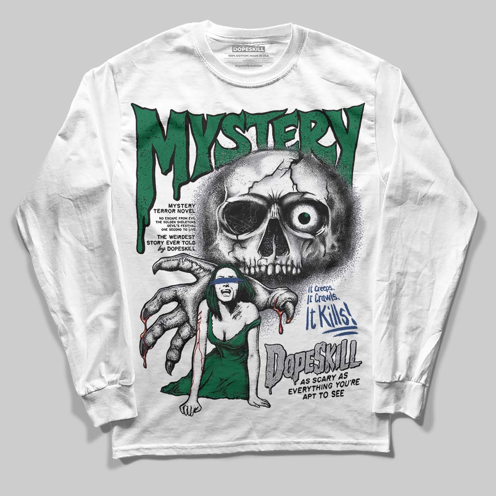 GT-2160 Shamrock Green DopeSkill Long Sleeve T-Shirt Mystery Ghostly Grasp Graphic