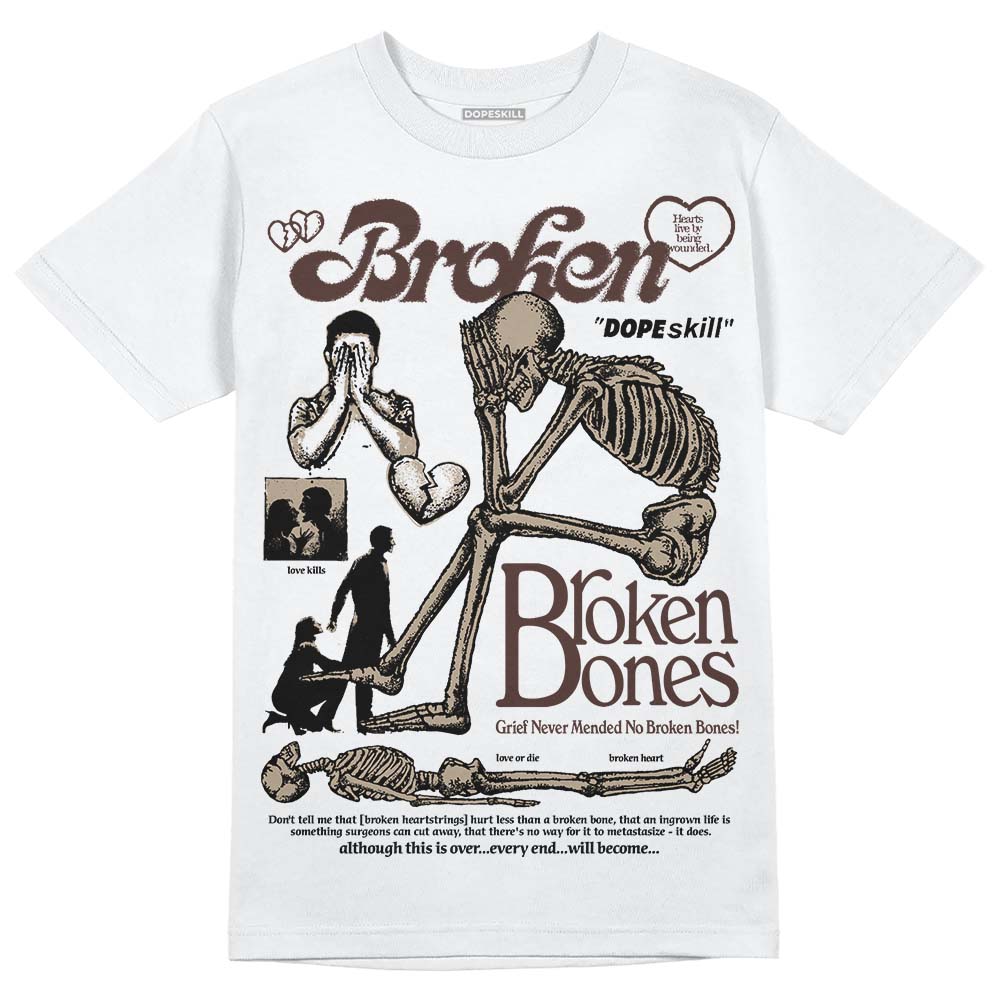 Latte 1s DopeSkill T-Shirt Broken Bones Graphic