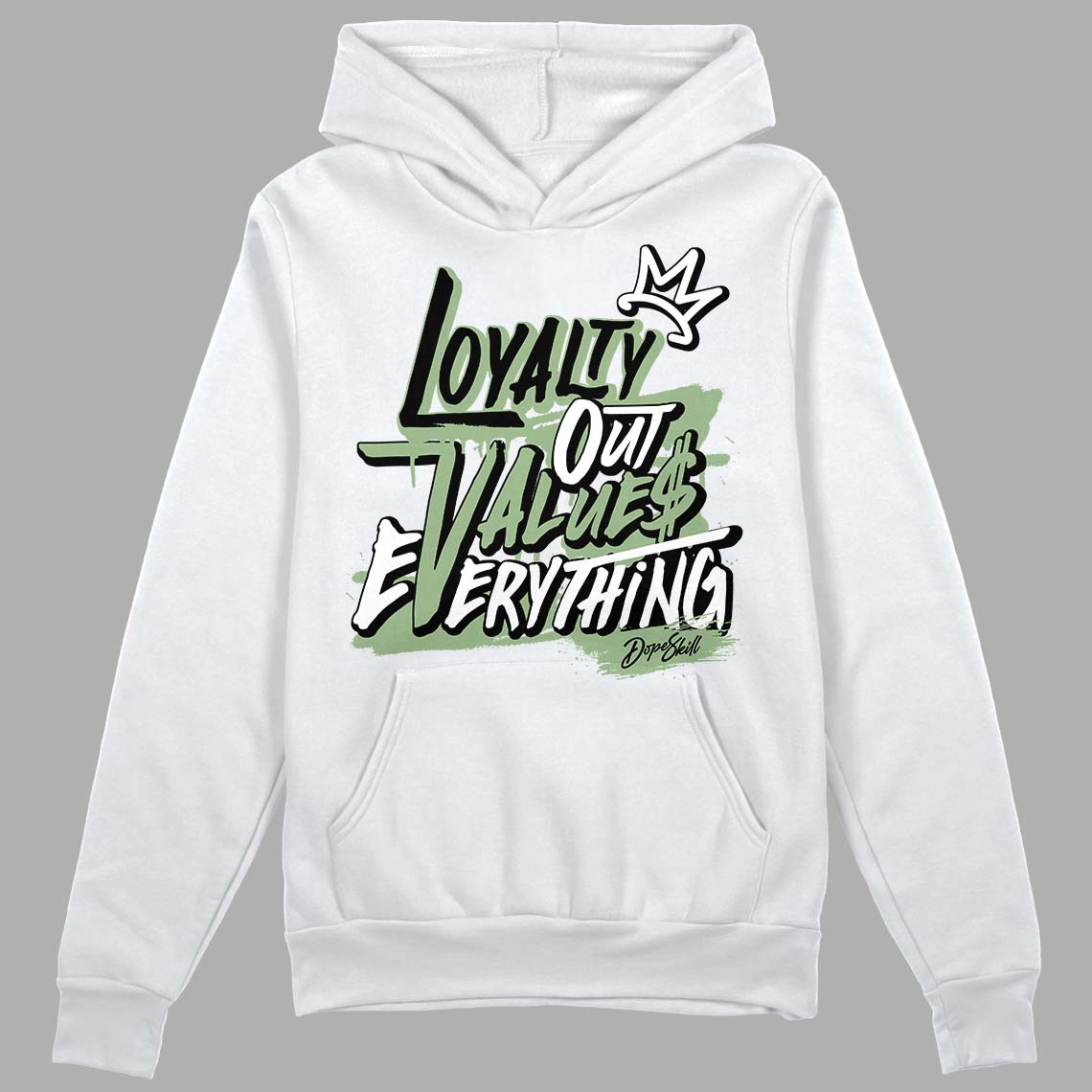 Seafoam 4s DopeSkill Hoodie Sweatshirt LOVE Graphic