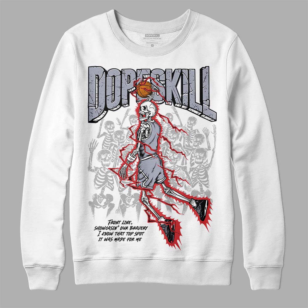 Bred Reimagined 4s DopeSkill Sweatshirt Thunder Dunk Graphic