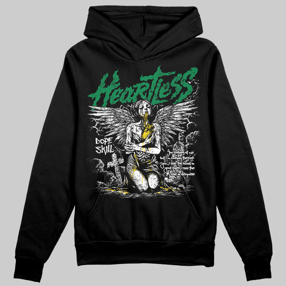 Green Collection DopeSkill Hoodie Sweatshirt Heartless Graphic