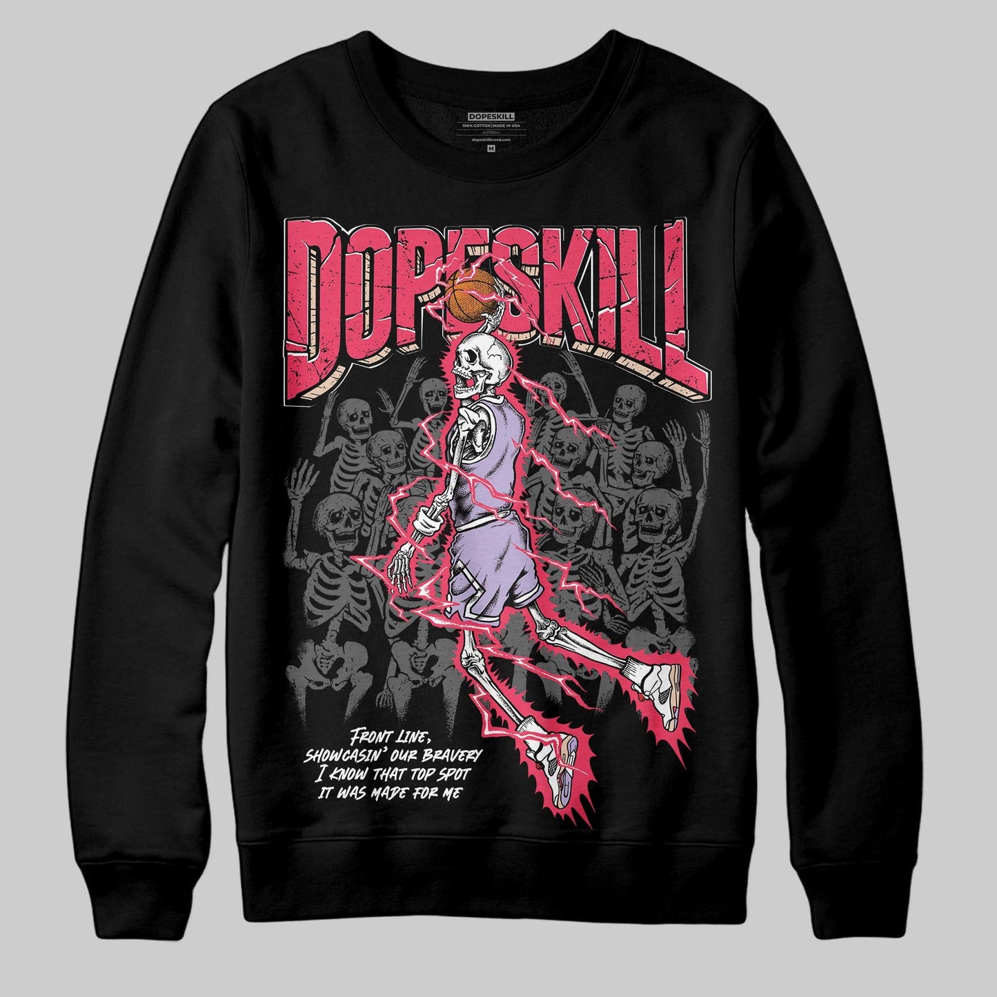 Peanut Butter Jelly 5s DopeSkill Sweatshirt Thunder Dunk Graphic