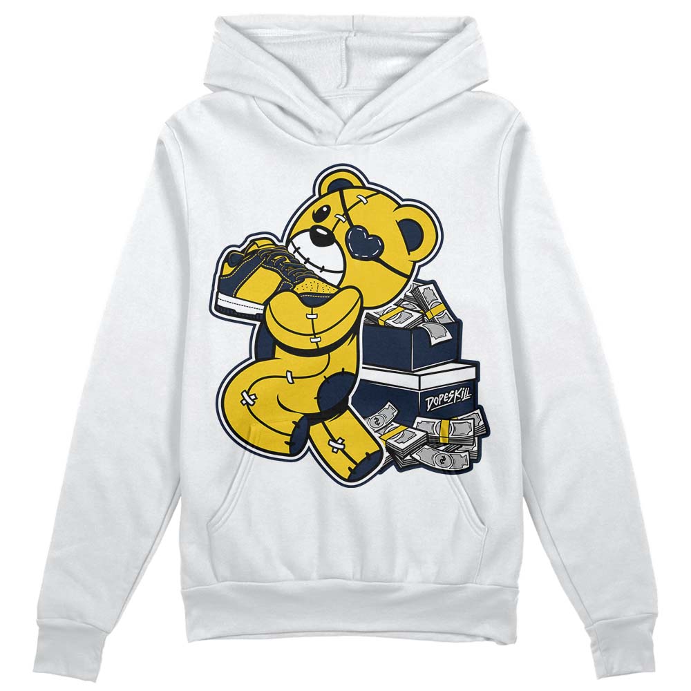 Michigan Dunks DopeSkill Hoodie Sweatshirt Bear Steals Sneaker Graphic