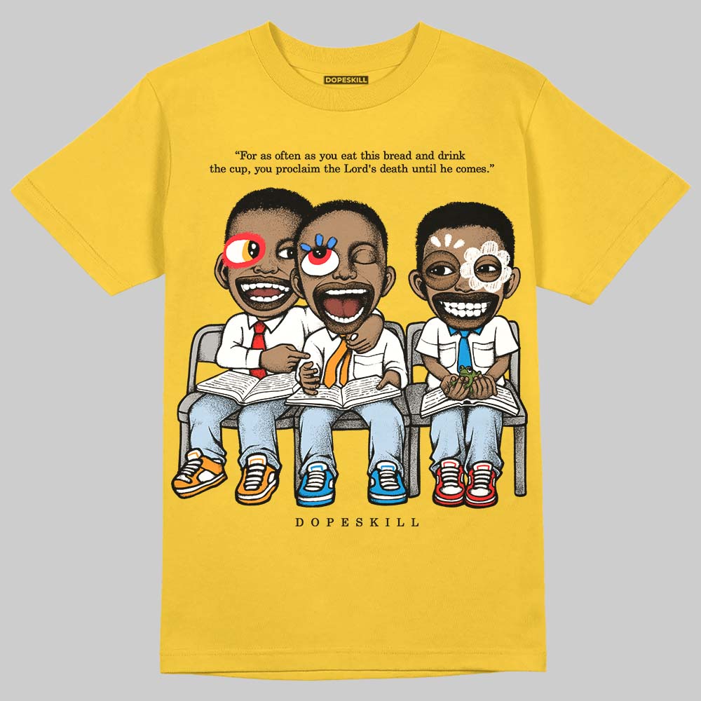 Yellow Ochre 6s DopeSkill T-Shirt First Sunday Graphic