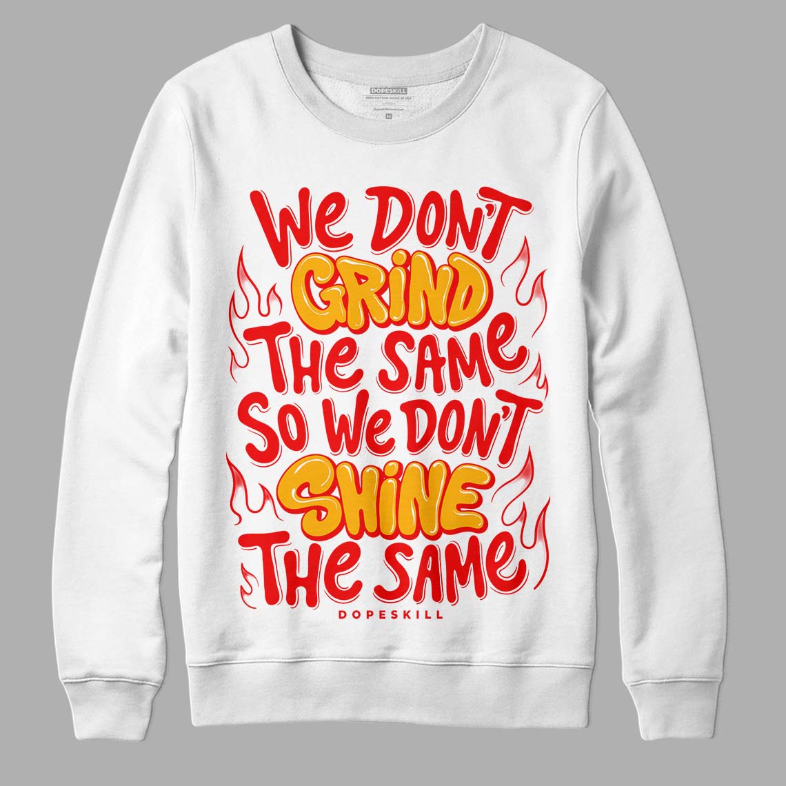 Red Collection DopeSkill Sweatshirt Grind Shine Graphic