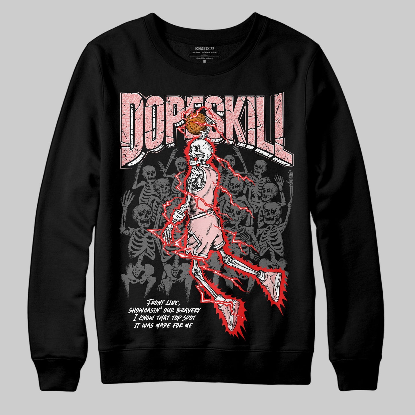 VALENTINE'S Day 3s DopeSkill Sweatshirt Thunder Dunk Graphic