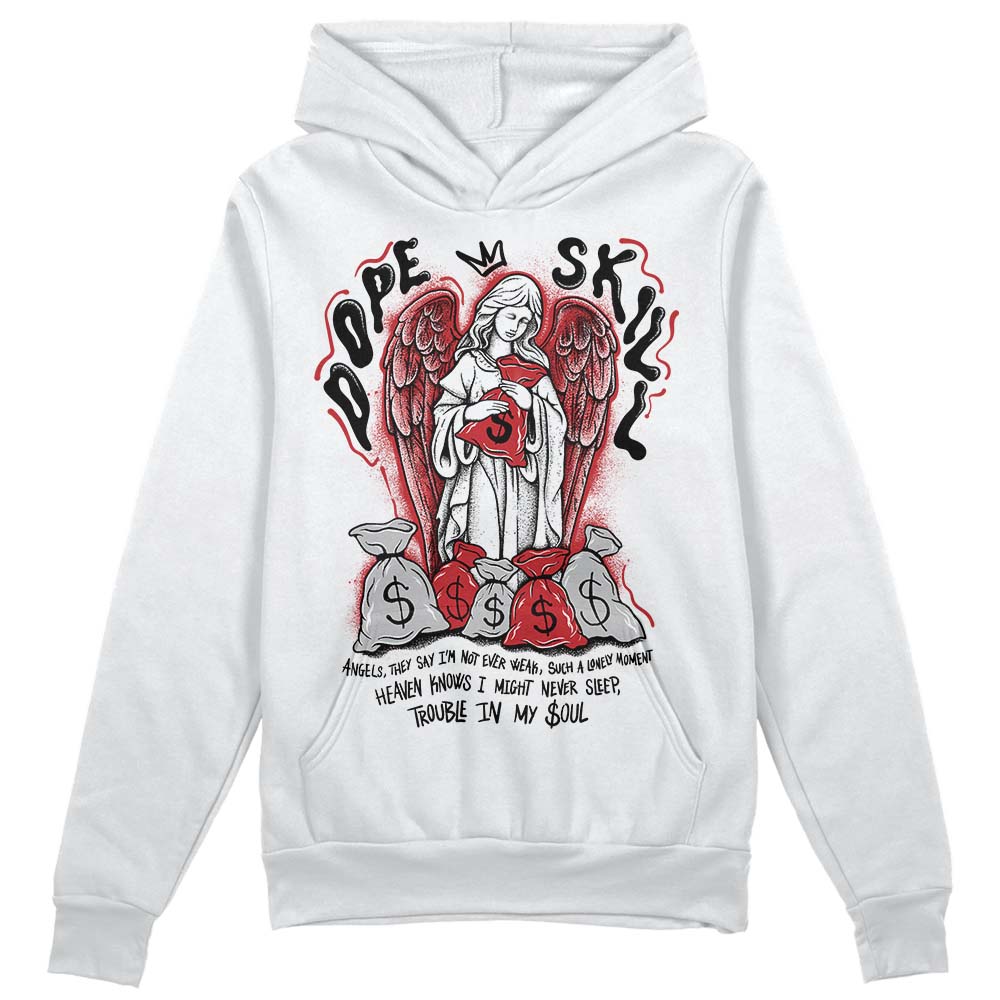 Red Taxi 12s DopeSkill Hoodie Sweatshirt Angels Graphic