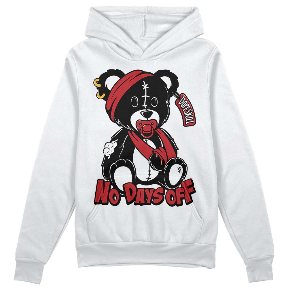 Red Taxi 12s DopeSkill Hoodie Sweatshirt Hurt Bear Graphic
