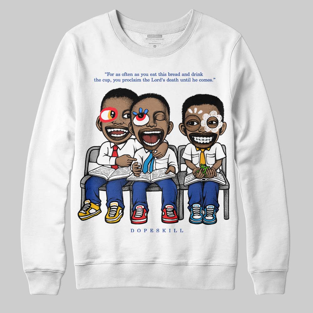 Royal Blue Collection DopeSkill Sweatshirt First Sunday Graphic